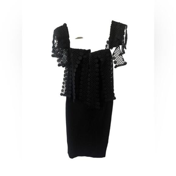 Elliatt Sisley Strapless Off Shoulder Witchy Whimsigoth Edgy Cocktail Dress Sz S - Picture 2 of 15